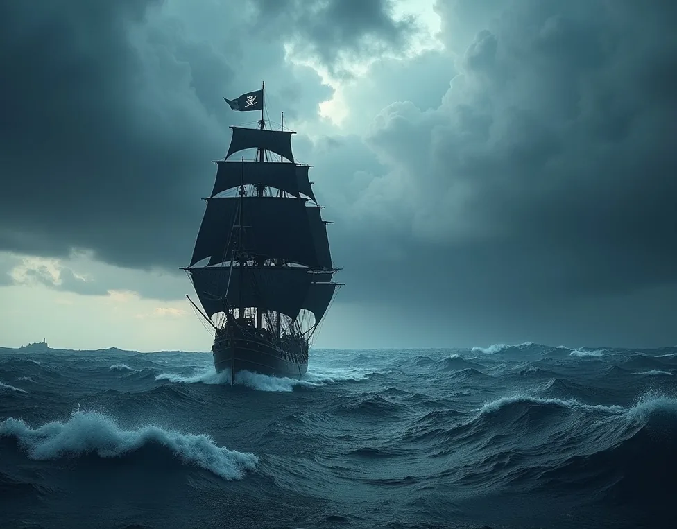 Ship at sea